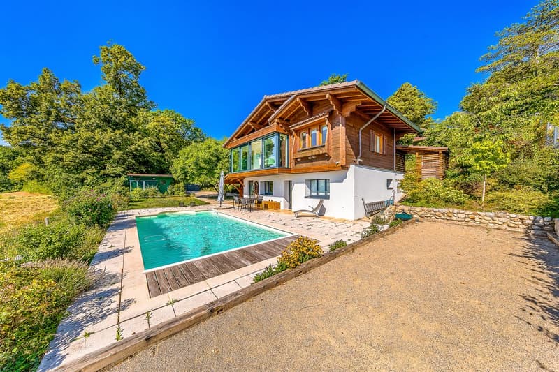 Très belle villa avec vue panoramique sur le lac & le Mt-Blanc! (4)