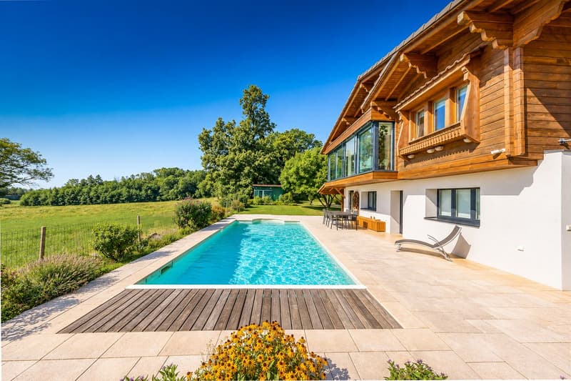 Très belle villa avec vue panoramique sur le lac & le Mt-Blanc! (3)