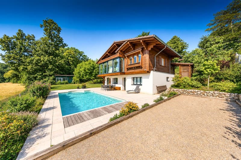 Très belle villa avec vue panoramique sur le lac & le Mt-Blanc! (2)