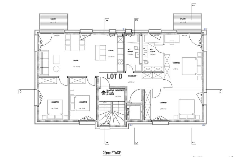 CHALET 1909 - LOT D - 5.5P AVEC BALCON (2)