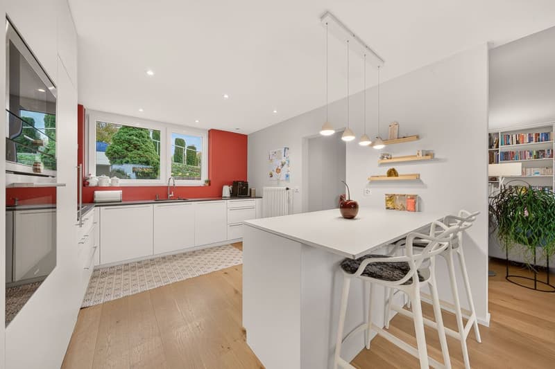 Rare duplex de 4.5 pièces: esprit villa, jardin et vue lac (3)