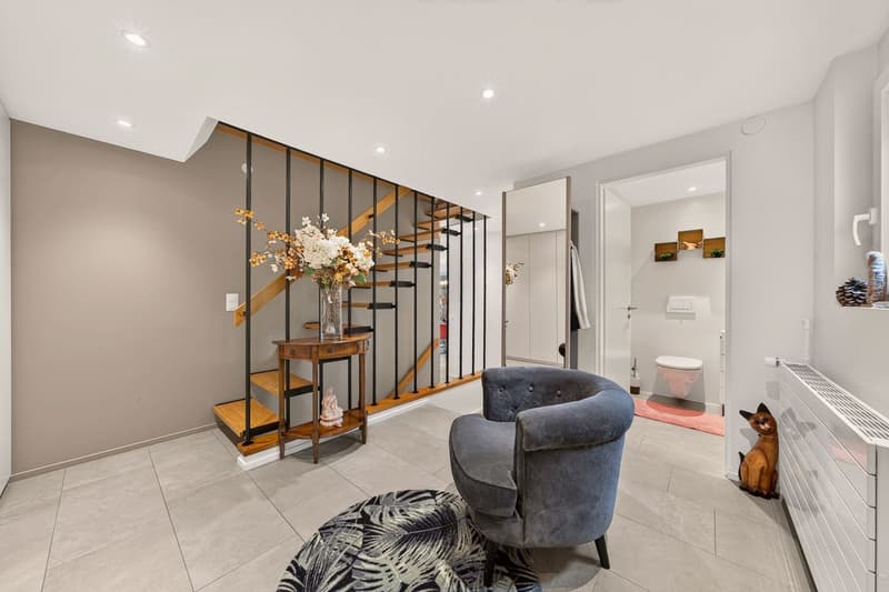 Rare duplex de 4.5 pièces: esprit villa, jardin et vue lac (10)