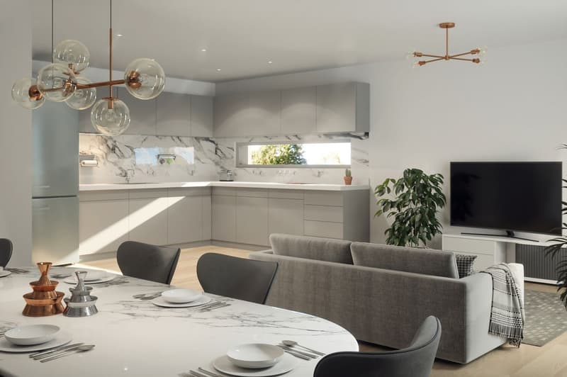 Villa moderne jumelée à Fully : un cadre de vie exceptionnel - Lot A (3)