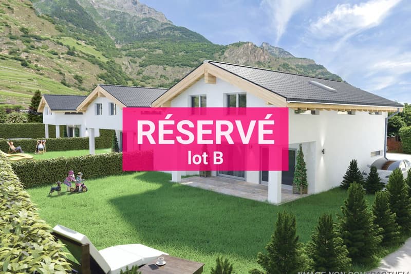 Votre future villa jumelée à Fully : Un cadre de vie idyllique - Lot B (1)