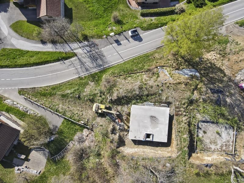 Terreno con permesso di costruire, situato a Dugny, a 5 minuti da Ovronnaz (5)
