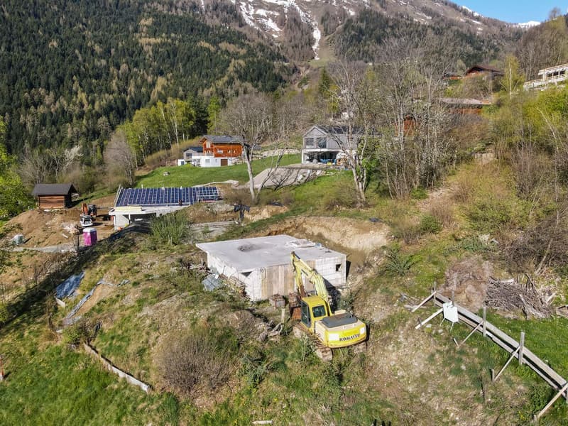 Terreno con permesso di costruire, situato a Dugny, a 5 minuti da Ovronnaz (10)