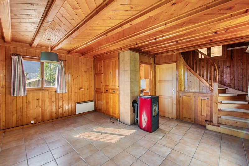 Chalet in the heart of Marécottes, close to the ski station with large grounds (5)