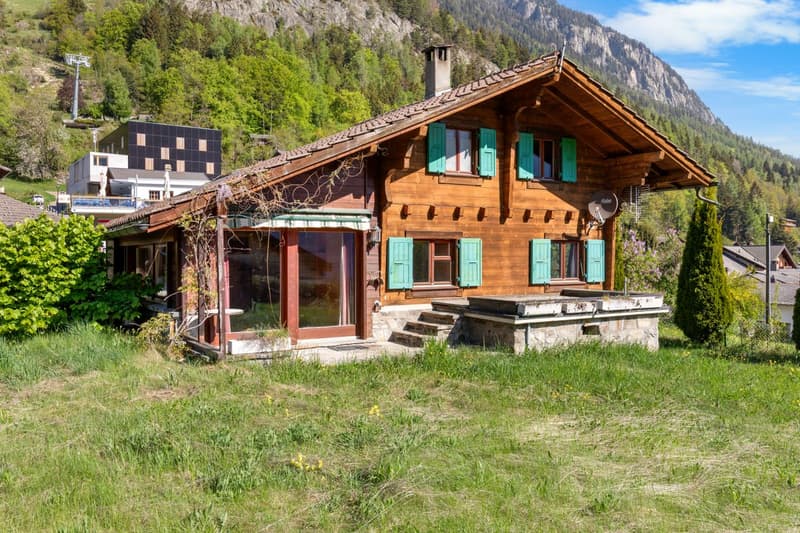 Chalet in the heart of Marécottes, close to the ski station with large grounds (2)
