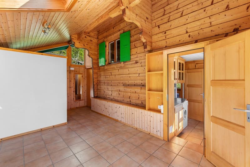 Chalet in the heart of Marécottes, close to the ski station with large grounds (7)