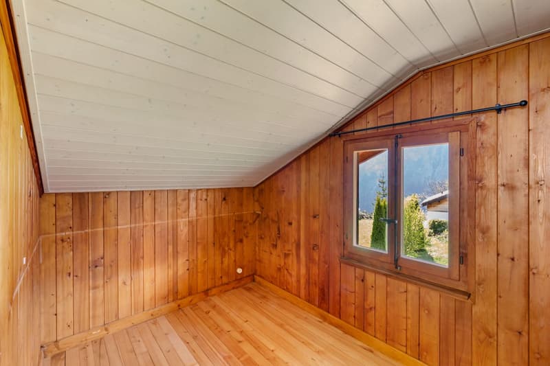 Chalet in the heart of Marécottes, close to the ski station with large grounds (11)