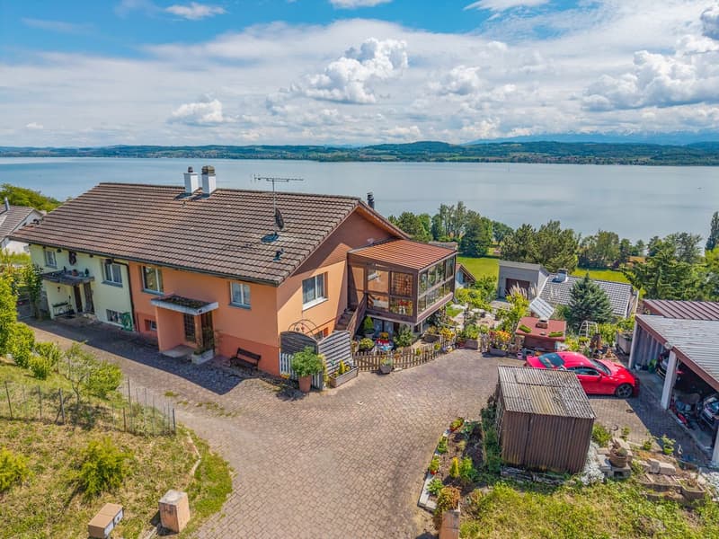 Magnifique terrain avec vue sur le lac de Morat et la possibilité de construire appartement ou maison (9)