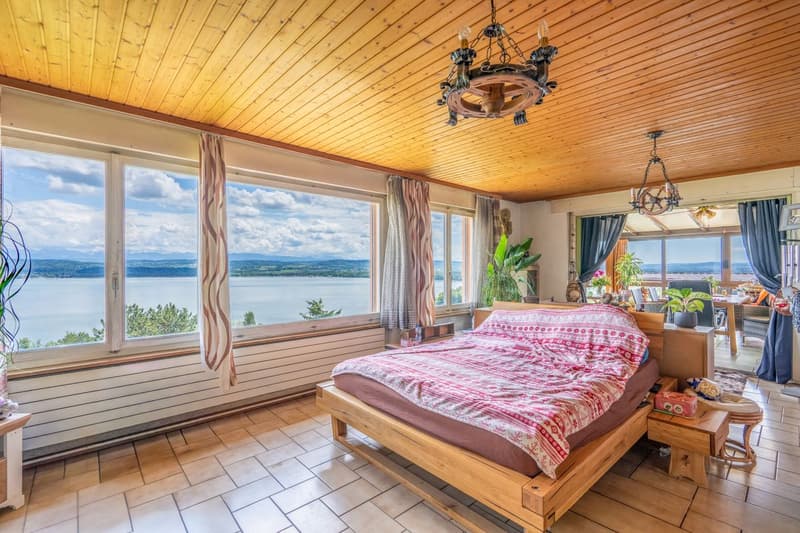 Magnifique terrain avec vue sur le lac de Morat et la possibilité de construire appartement ou maison (10)