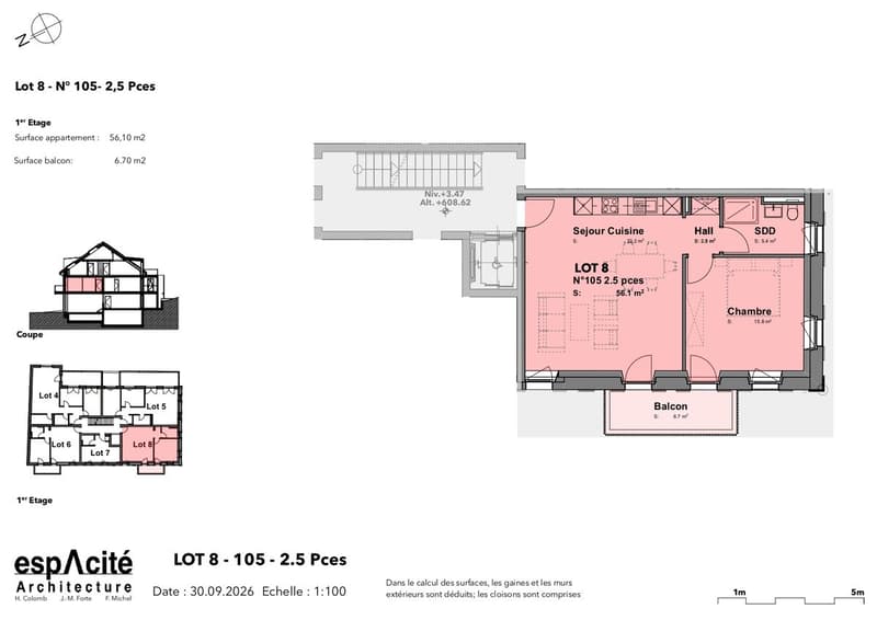 Lot n8 - Appartement neuf de 2,5p au coeur de Cheseaux-sur-Lausanne (6)