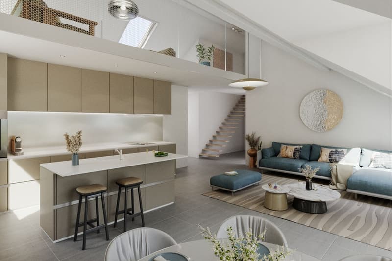 Lot n12 - Studio neuf + mezzanine au coeur de Cheseaux-sur-Lausanne (12)