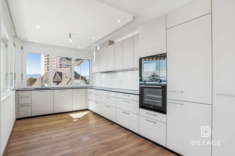 Spacious renovated family apartment with lake view and independent studio (4)
