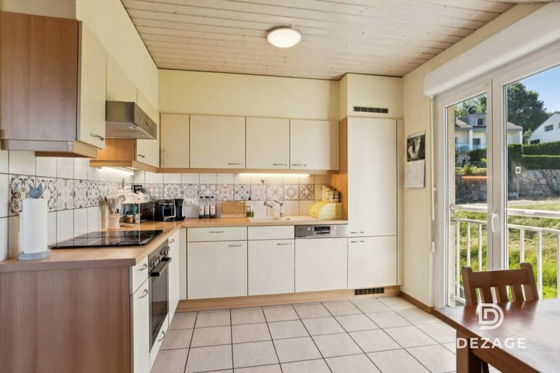 Vaste attique baigné de lumière dans un quartier familial avec vue panoramique sur le Lac (3)