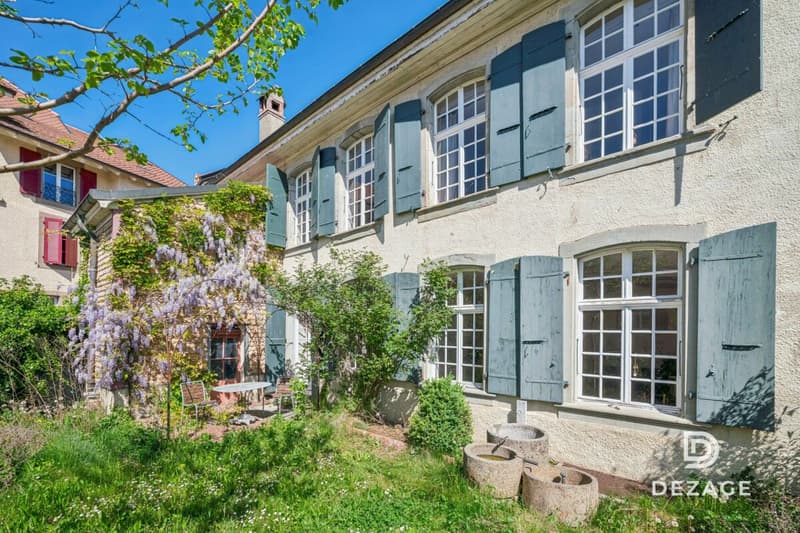 Somptueuse maison de maître rénovée avec soin, avec jardin de ville et au calme absolu (2)