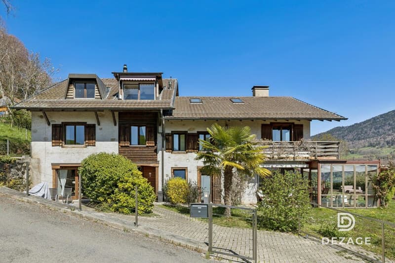 Ferme entièrement rénovée à moins de 10 minutes du centre de Vevey : Calme, nature et vue panoramique (6)