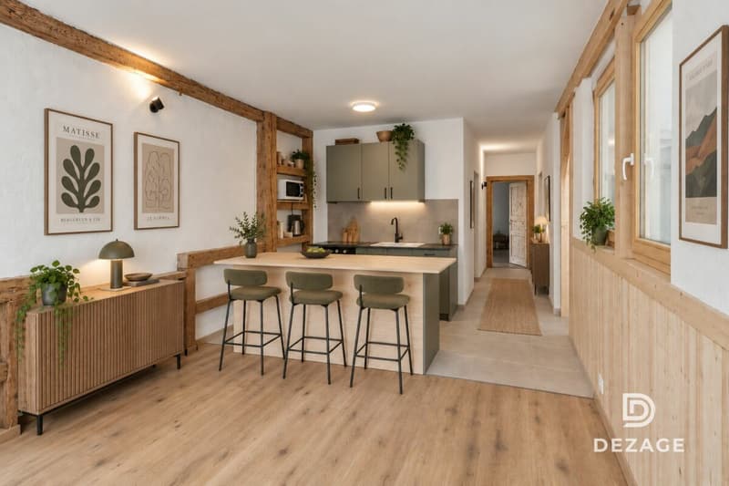 Caractère, lumière et flexibilité : un appartement de charme au coeur de Gimel (3)