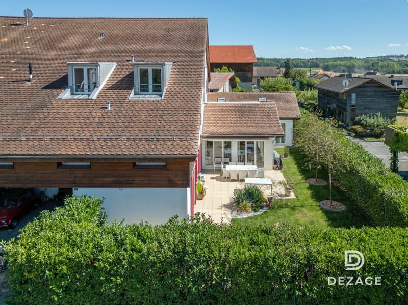 À 5 minutes d'Yverdon : Maison de village d'exception avec espace wellness (20)