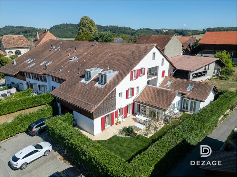 À 5 minutes d'Yverdon : Maison de village d'exception avec espace wellness (19)