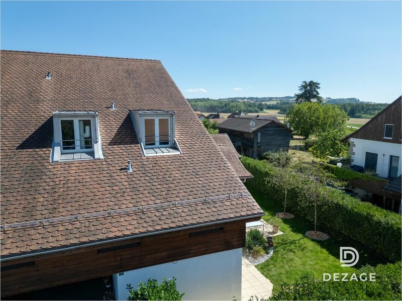 À 5 minutes d'Yverdon : Maison de village d'exception avec espace wellness (16)