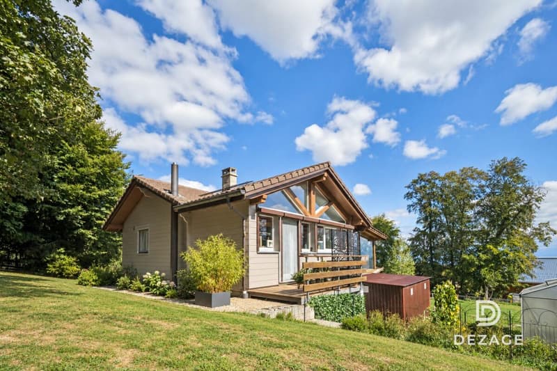 Chalet familial rénové en lisière de forêt à Gimel (2)