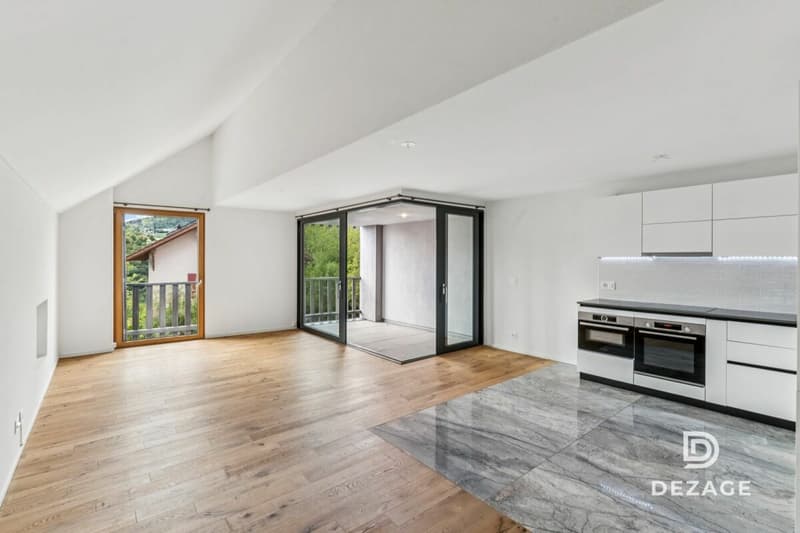 Magnifique duplex moderne en plein centre du village de Bassins (2)