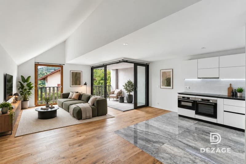Magnifique duplex moderne en plein centre du village de Bassins (3)