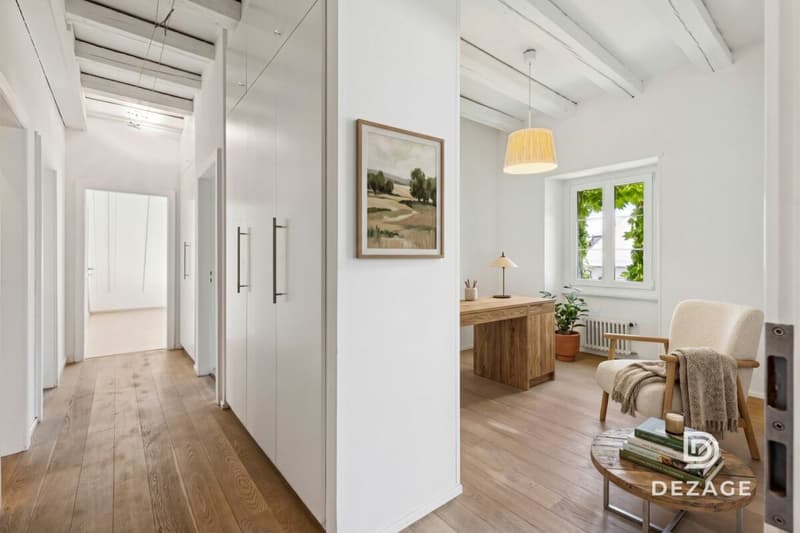 Appartement de caractère avec vue panoramique et jardin à 5 minutes de Crissier ! (8)
