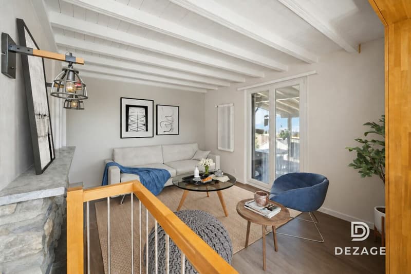 Chalet familial rénové en lisière de forêt à Gimel (9)