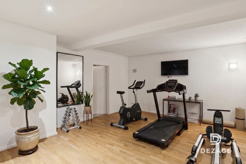 Magnifique duplex esprit maison avec ascenseur direct, jardin et vue imprenable sur le Lac ! (9)