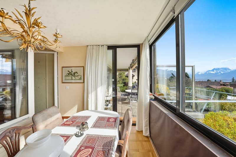 Apartment with 4.5 rooms, garden, lake view and mountain view (7)