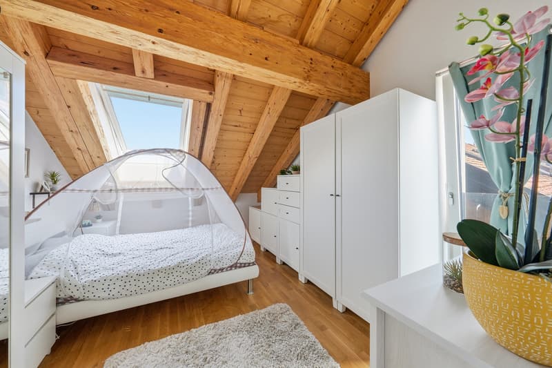 Wohnung mit 4,5 Zimmern in einem renovierten Bauernhaus im Triplex (10)
