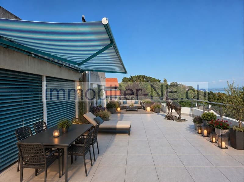 Villa Terrasse de 5,5 pièces avec vue époustouflante sur le lac et les Alpes (1)