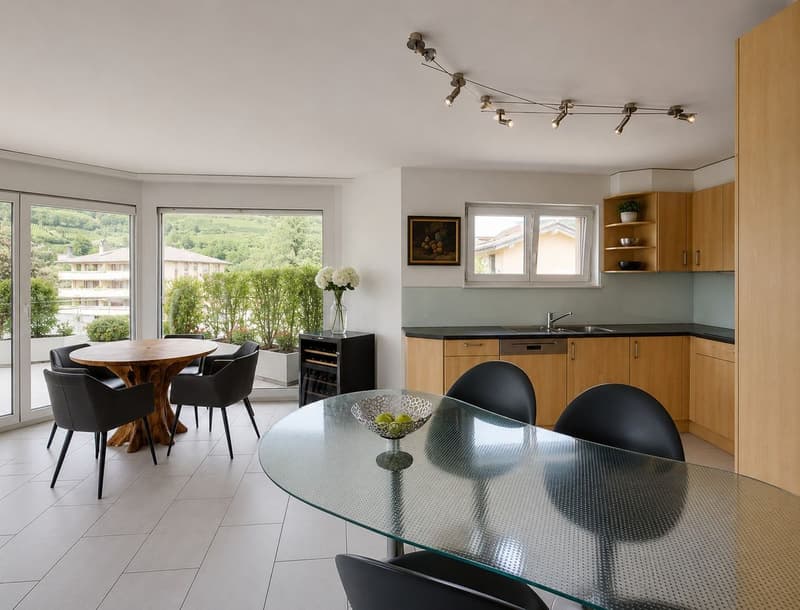En exclusivité appartement exceptionnel de 160 m² habitables, agrémenté d'une terrasse de 28 m² et d'un garage-box. (5)