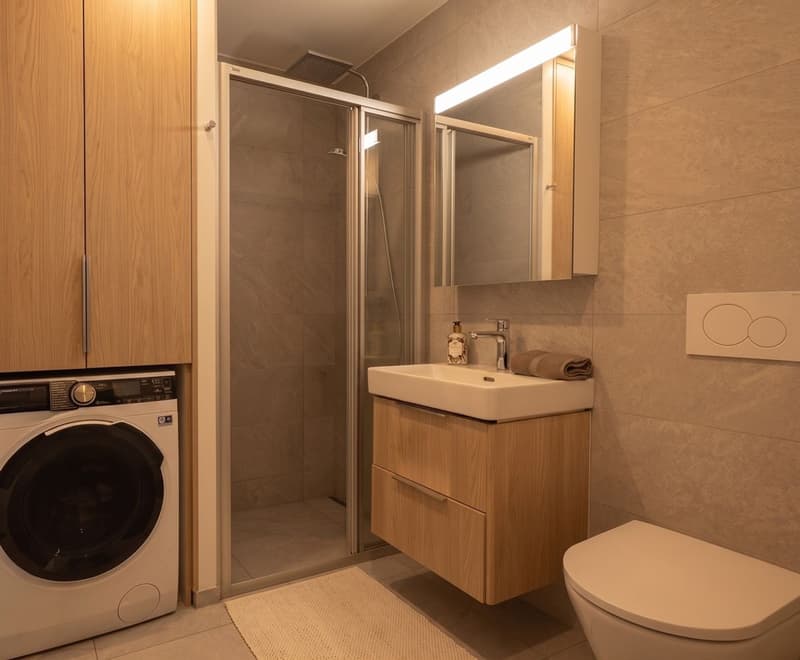 Superbe appartement moderne de 4,5 pièces avec grande terrasse, vue lac et Alpes (13)