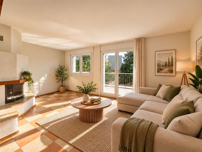 Appartement 5,5 pièces avec terrasse, garage double et place de parc extérieure (2)