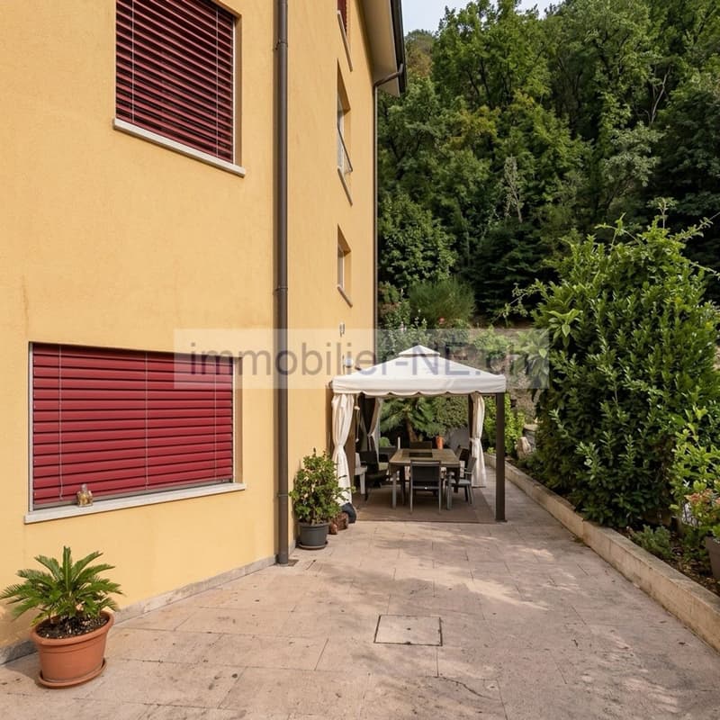Grand appartement moderne avec jardin, véranda et 133 m2 de terrasse (6)