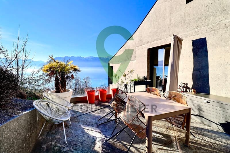 Magnificent duplex with breathtaking views of the lake and the Alps! (6)