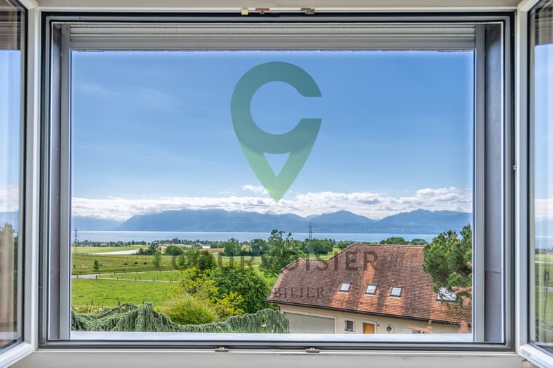Semi-detached house with 7.5 rooms and lake view, close to Morges (9)