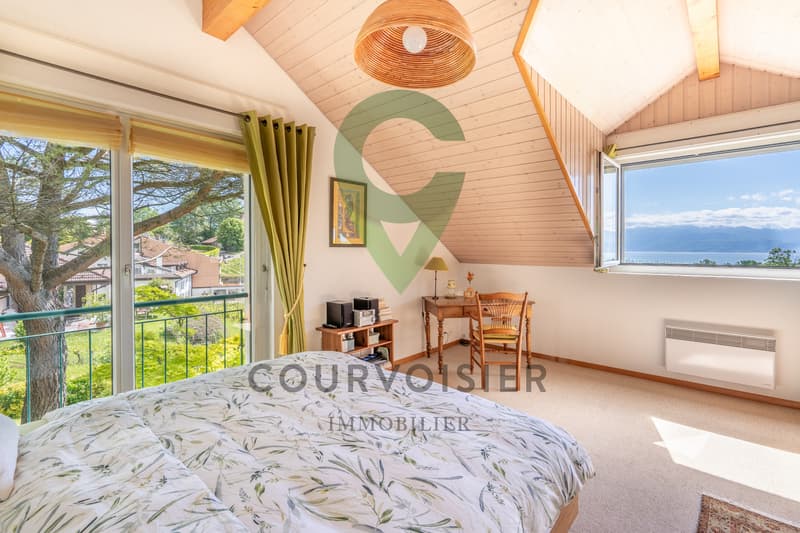 Semi-detached house with 7.5 rooms and lake view, close to Morges (8)