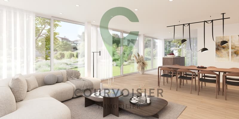 Appartement avec jardin privatif aux portes du centre-ville de Rolle (4)