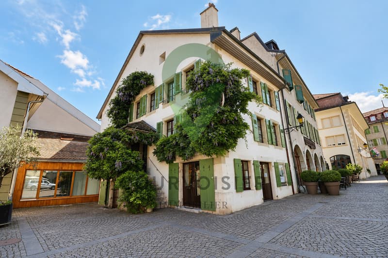 Maison de caractère avec jardin et local indépendant au coeur de Nyon (1)