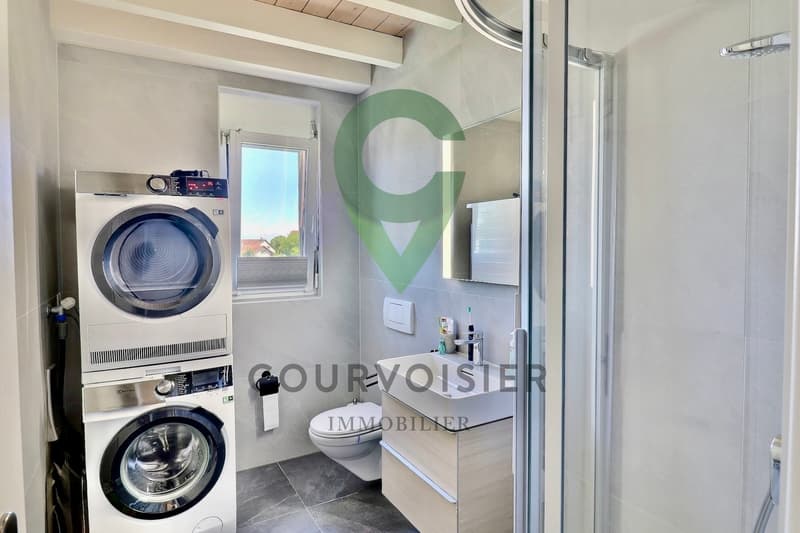 Confortable duplex en attique avec cachet et vue dégagée près de Nyon (8)