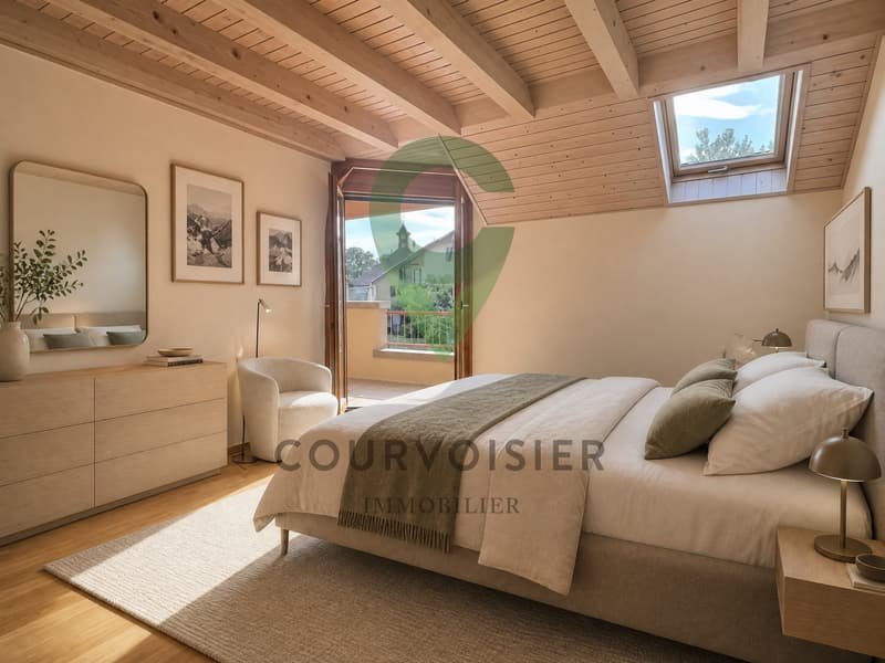 A 9 minutes de Morges : charmante maison en triplex avec jardin (6)