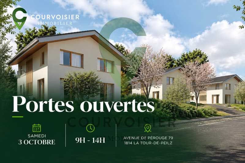 La résidence des quatre - 3 Villas de 6.5 pièces à La Tour-de-Peilz (1)