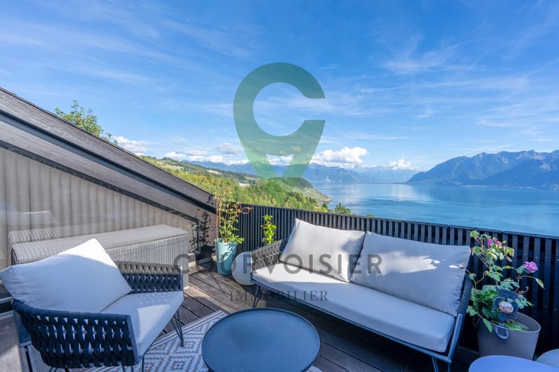 Le lac dans votre salon! Magnifique duplex au coeur du Lavaux! (3)