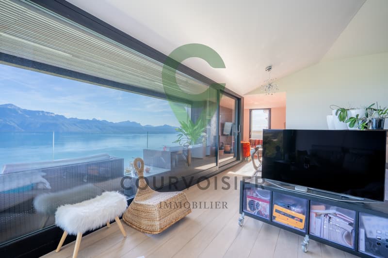 Le lac dans votre salon! Magnifique duplex au coeur du Lavaux! (9)