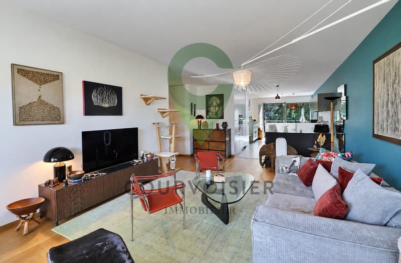 Bel appartement contemporain de 4,5 pièces sur Vésenaz (1)